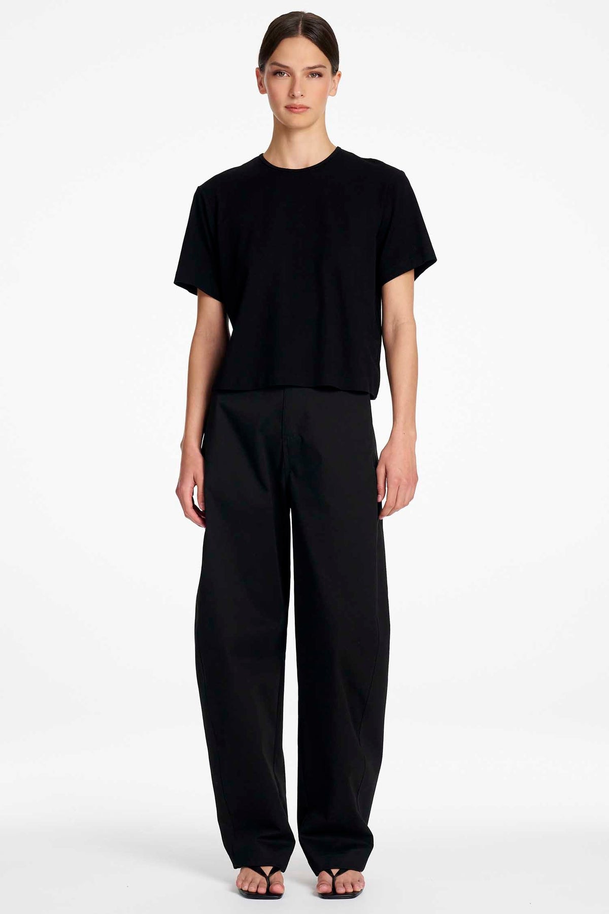 Barrel Pant in Black