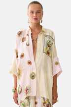 Batwing Shirt in Painted Prayers