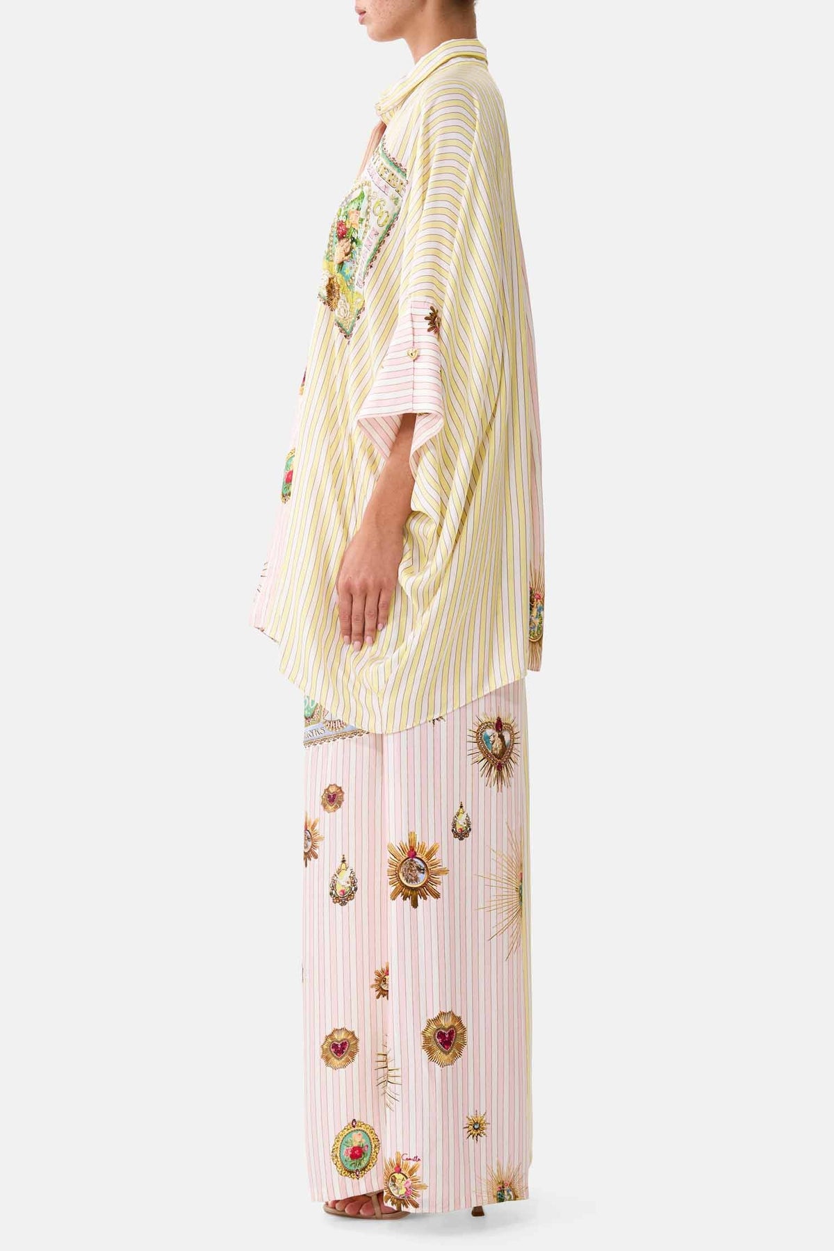 Batwing Shirt in Painted Prayers
