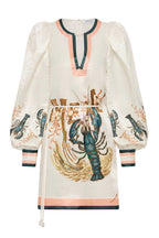 Beach Club Billow Shift Dress in Pearl | FINAL SALE