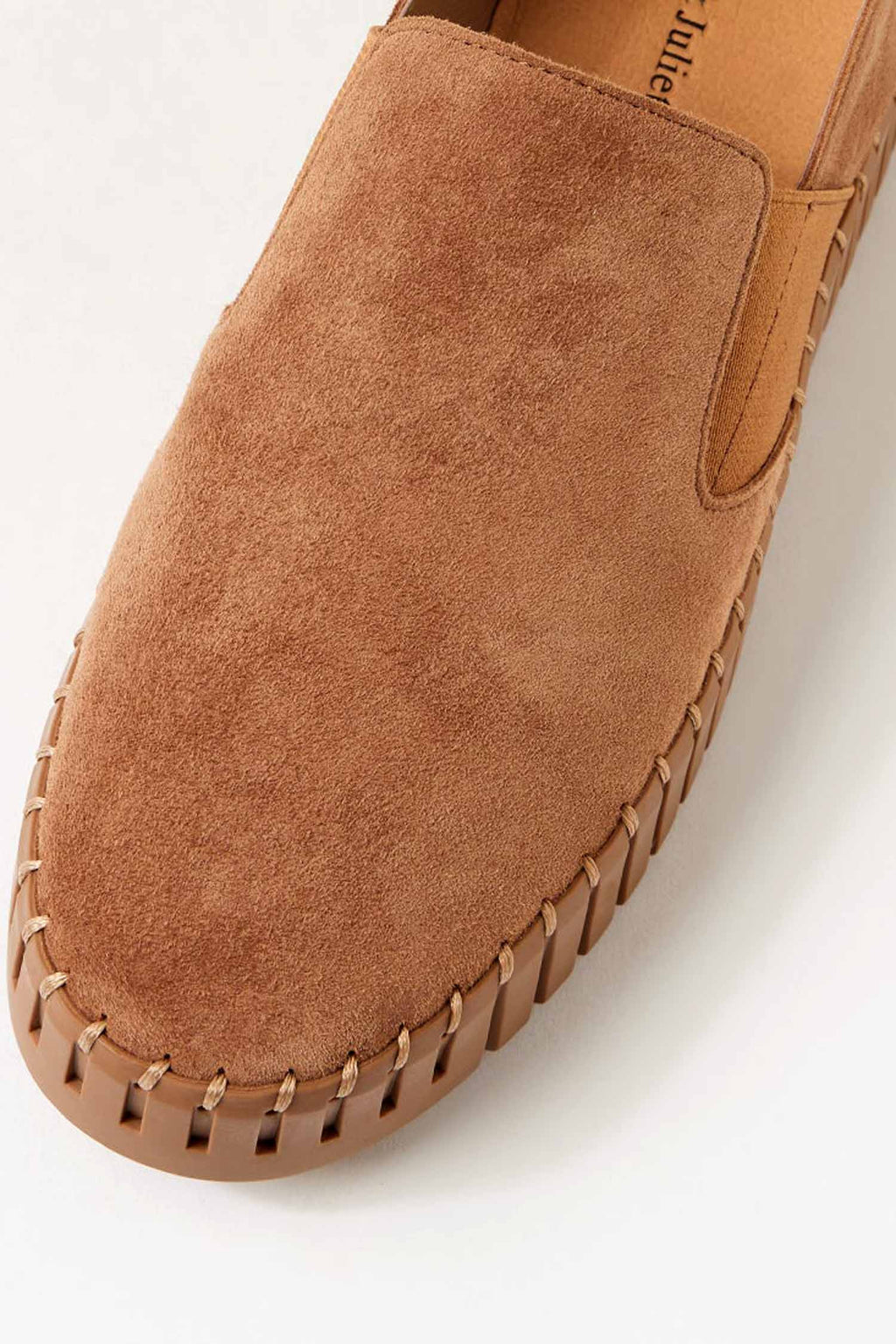 Becca Suede Sneakers in Light Choc