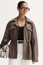 Bennet Jacket in Taupe