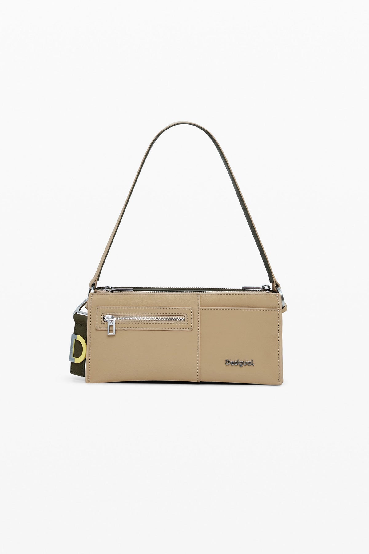 Delta Nova Two-Tone Convertible Bag in Beige