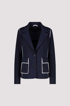 Blazer w White Detail in Marine