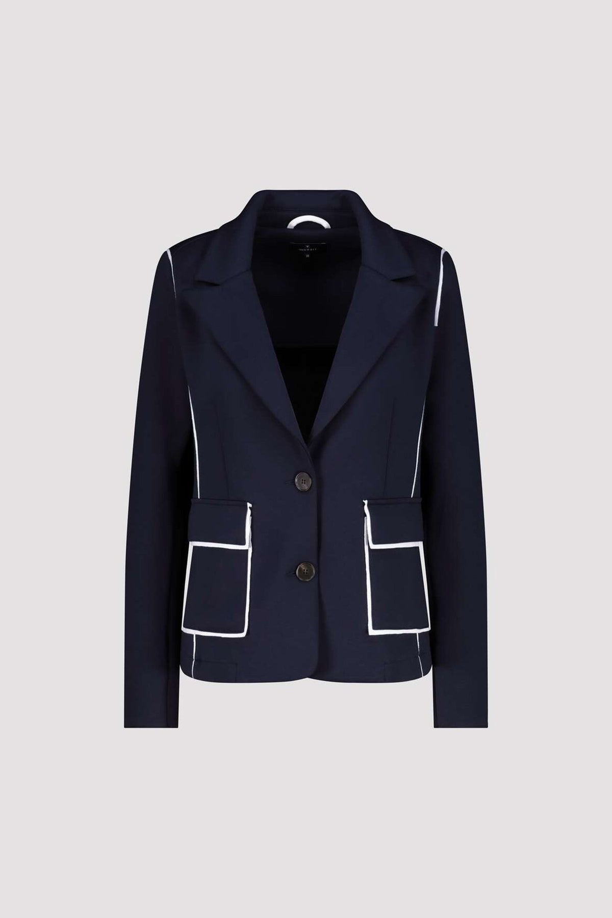 Blazer w White Detail in Marine
