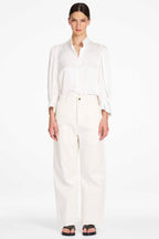 Blouson Shirt in Ivory