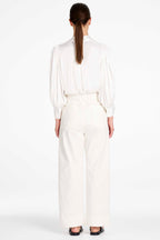 Blouson Shirt in Ivory