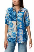 Blue Stitch Steph Button Up Shirt