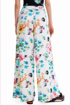 Blurry Flowers Maxi Wide Leg Pants | FINAL SALE