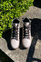 Bonnie Leather Boots in Taupe
