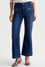 Bonnie Mid-Rise Relaxed Flare Jeans - Shallow