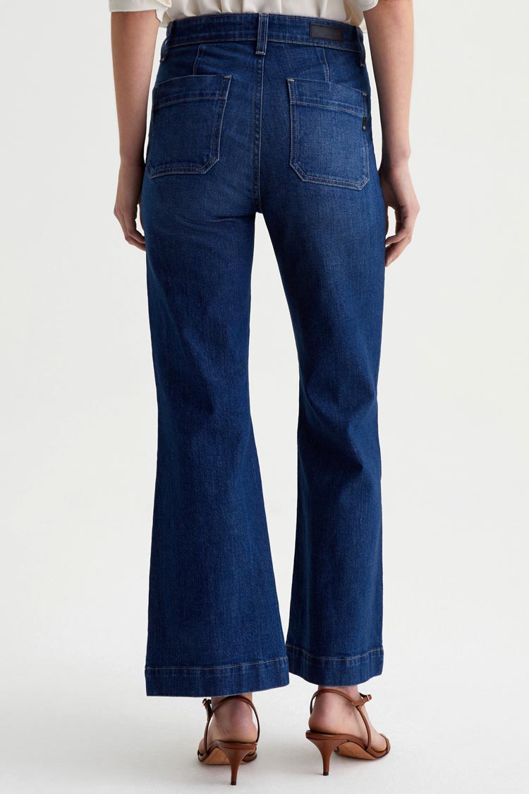 Bonnie Mid-Rise Relaxed Flare Jeans - Shallow