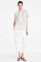 Bow Pant in Ivory