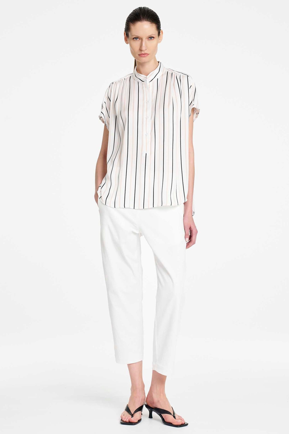 Bow Pant in Ivory