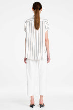 Bow Pant in Ivory