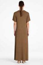Box T Dress in Umber