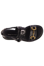 Briming Leather Heeled Sandals in Black | FINAL SALE