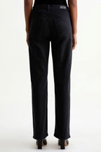 Brinley Mid-rise Straight Leg Jeans - Super Black