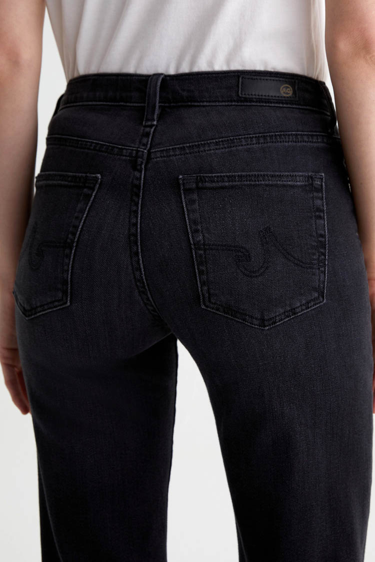 Brinley Mid-rise Straight Leg Jeans - Glasgow