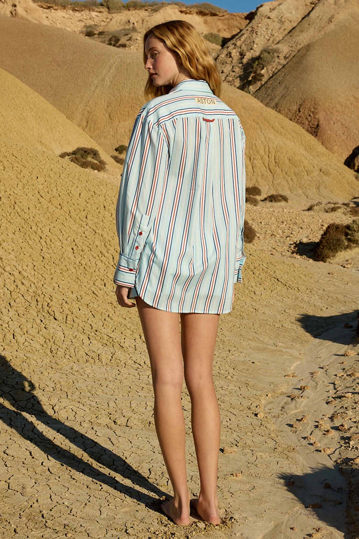 Buddy Shirt in Blithe Cherry Stripe