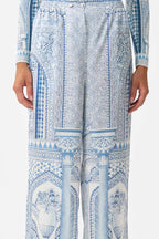 Button Front Lounge Pant in The Hum of the Alhambra