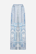 Button Front Lounge Pant in The Hum of the Alhambra