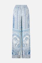 Button Front Lounge Pant in The Hum of the Alhambra