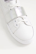 Camberly Foil Leather Sneakers | FINAL SALE