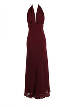 Cameo in Burgundy | Poly Georgette Dresses Lucy Laurita - Leiela 