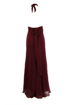 Cameo in Burgundy | Poly Georgette Dresses Lucy Laurita - Leiela 