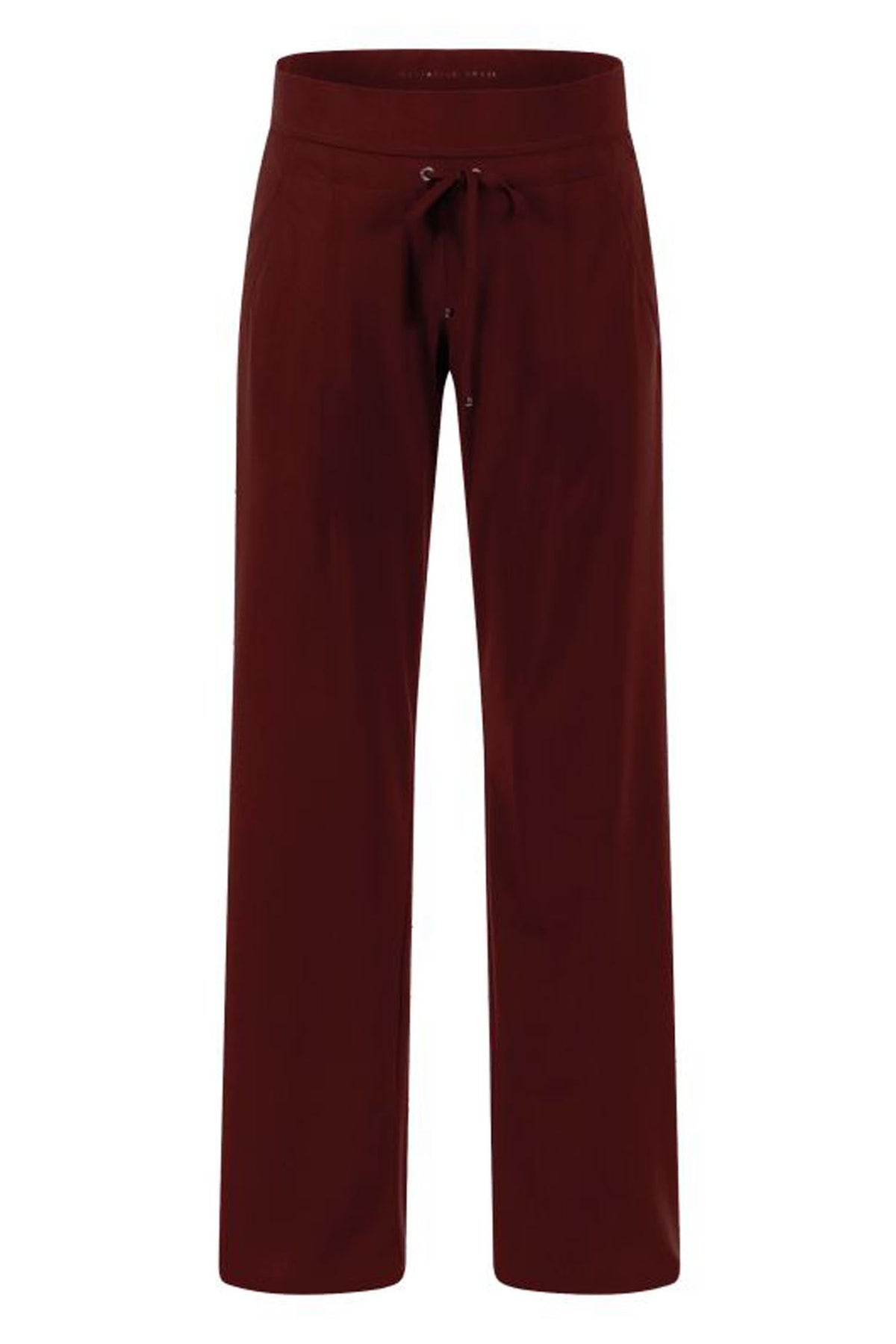 Candice Straight Pant in Burgundy