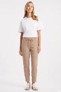 Candy Jersey Jogger in Warm Taupe