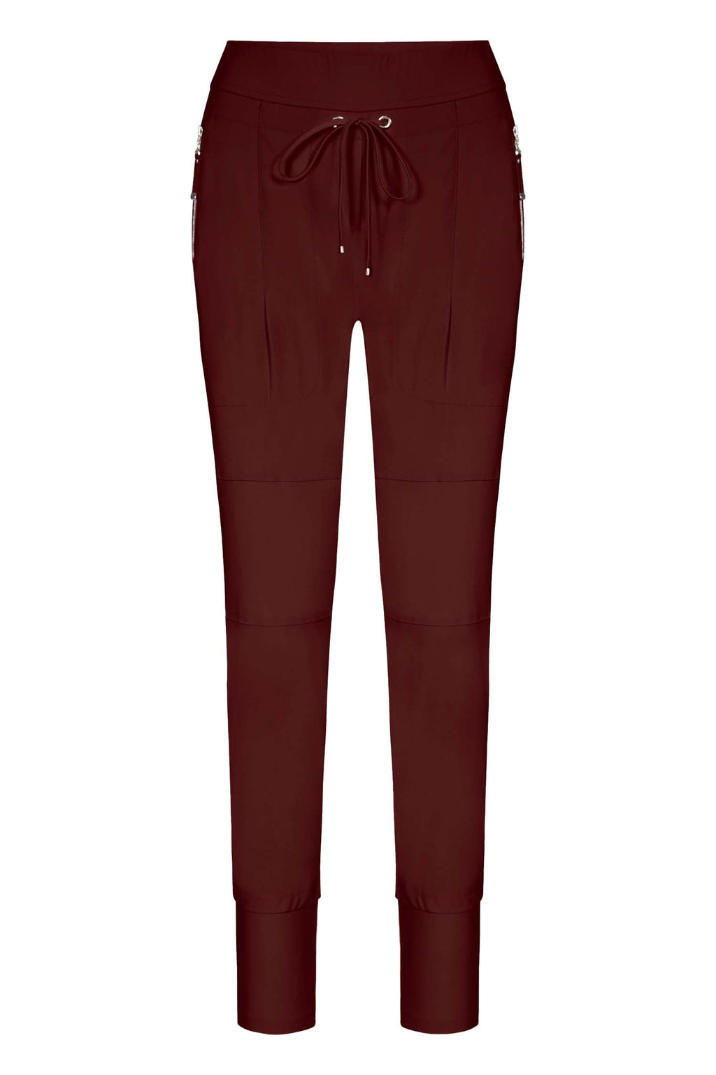 Candy Jersey Jogger in Burgundy