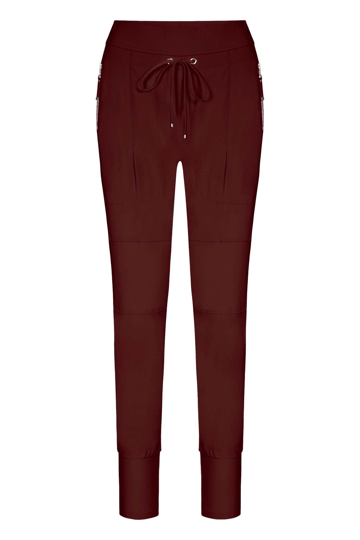 Candy Jersey Jogger in Burgundy