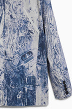 Cassi Blazer in Gris Azulado
