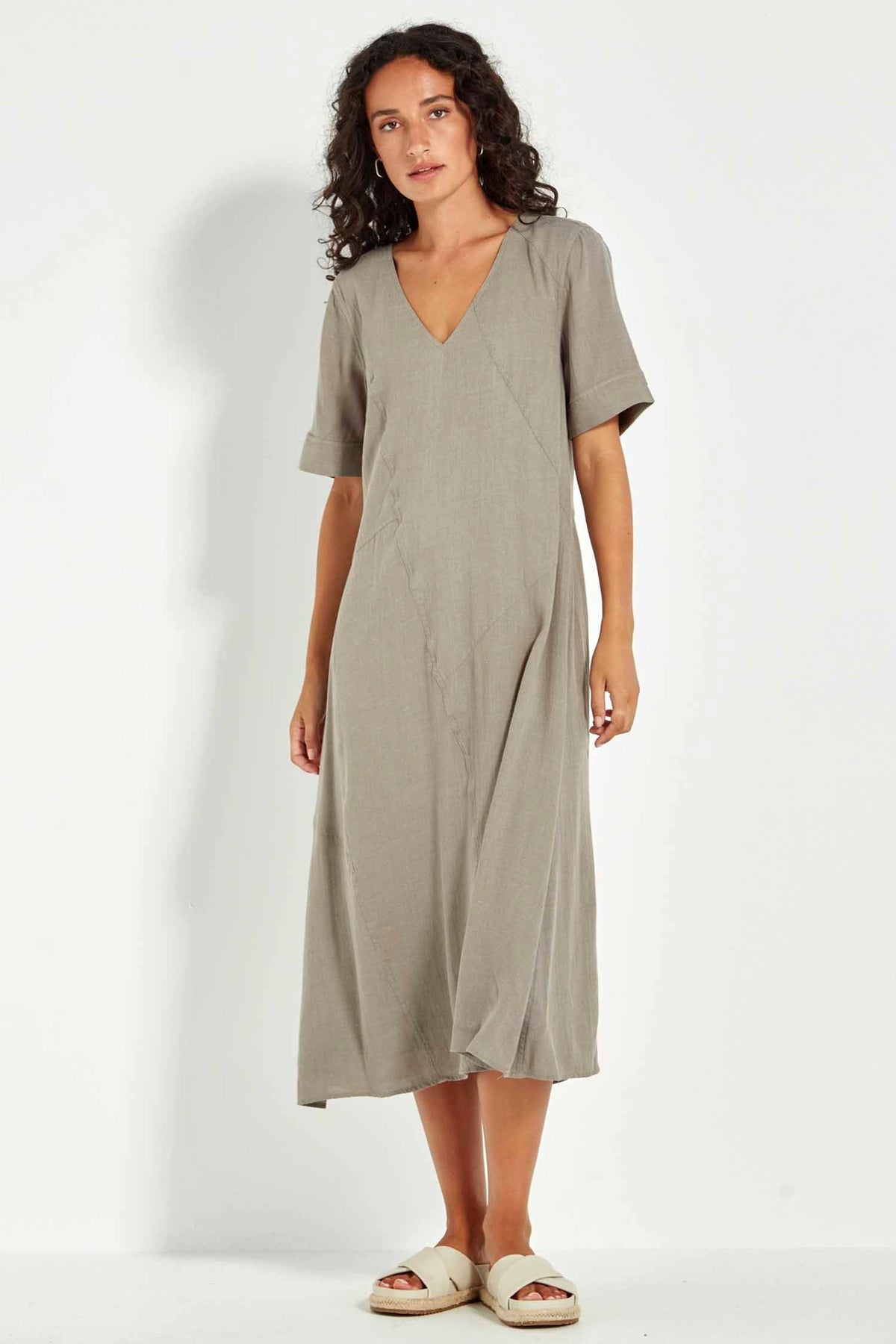 Cayman Dress in Green Tea | FINAL SALE
