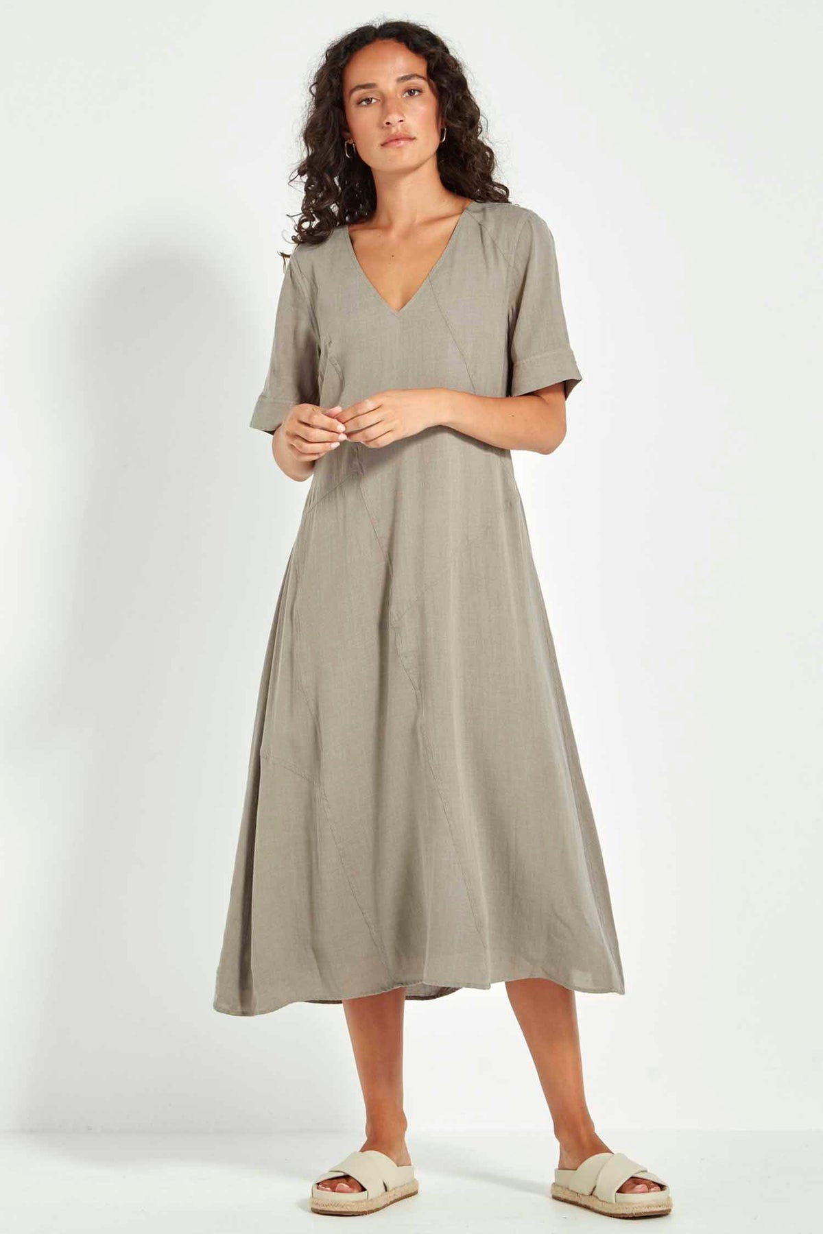 Cayman Dress in Green Tea | FINAL SALE