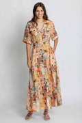 Charlie SS Maxi Dress in Capri