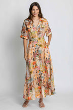 Charlie SS Maxi Dress in Capri