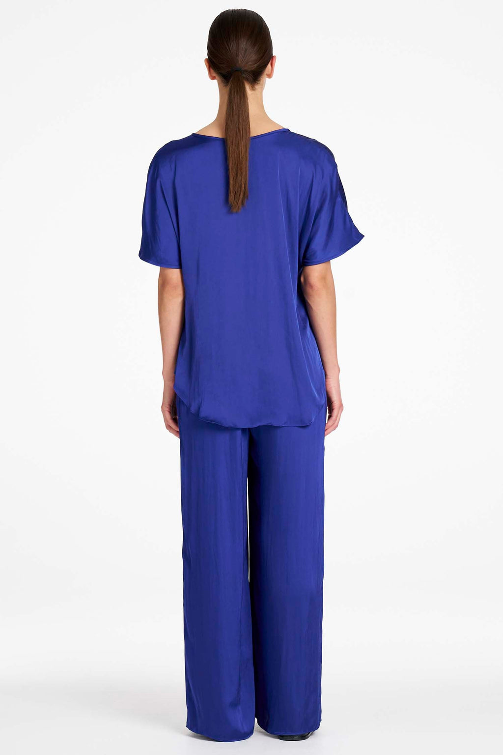 Charmeuse Pant in Cobalt