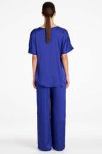 Charmeuse Pant in Cobalt