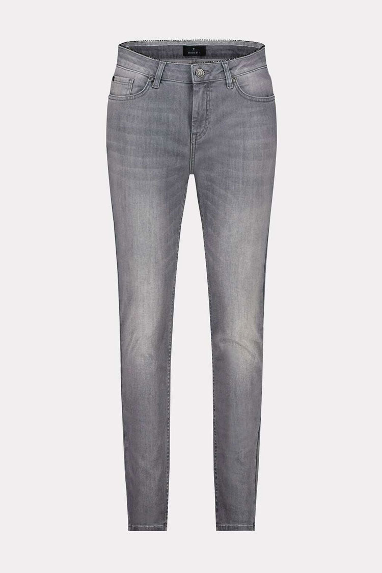 Chrome Jeans with Rhinestone Trim