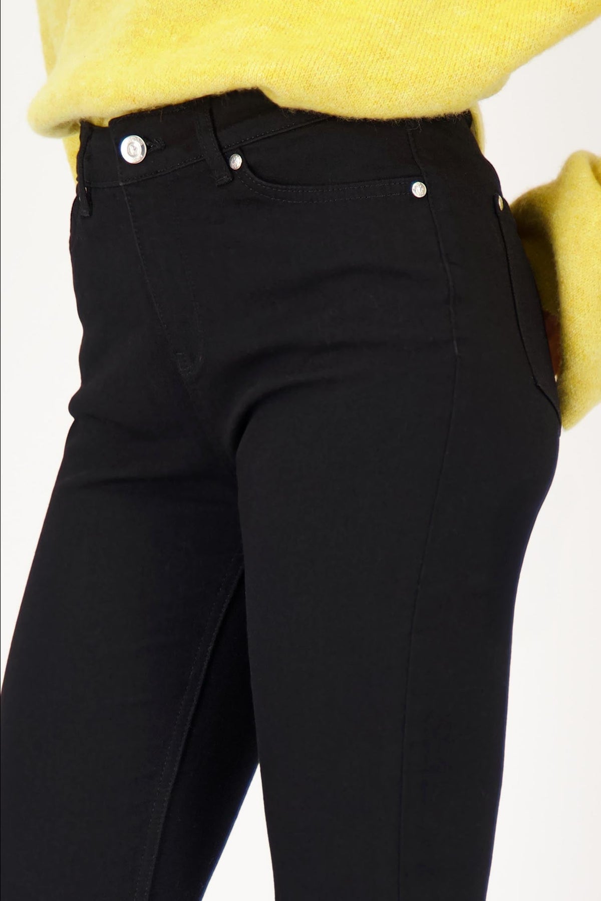 Denim Pant in Black