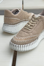 Cobus Leather Sneakers in Camel