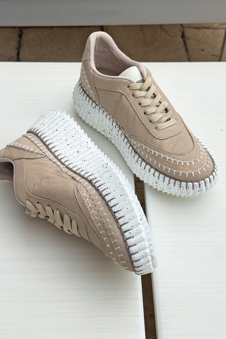 Cobus Leather Sneakers in Camel