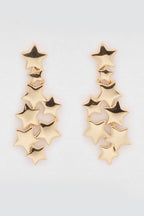 Constalation Star Earrings in Gold