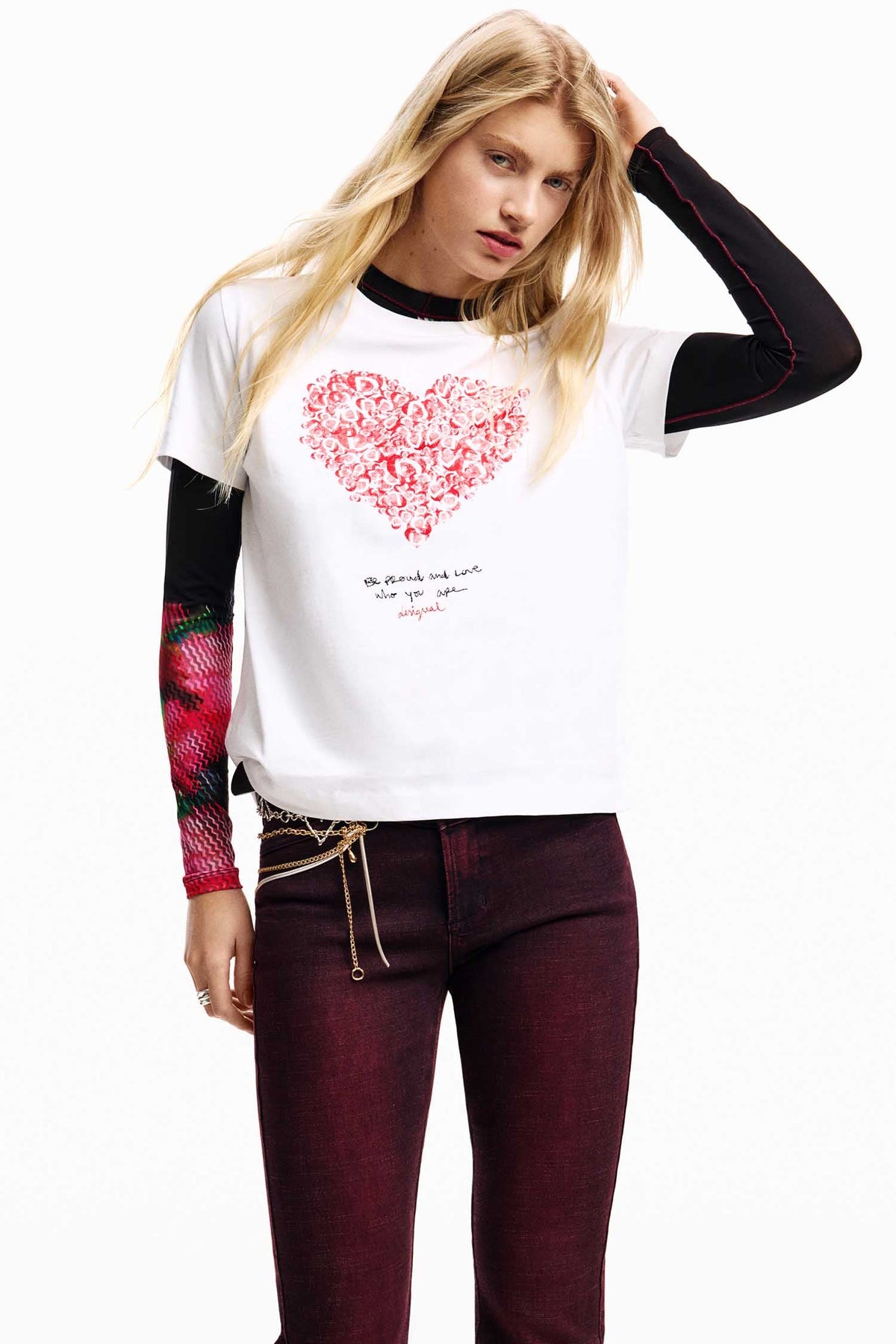 Cor T-Shirt in Blanco