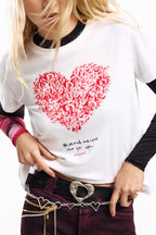 Cor T-Shirt in Blanco
