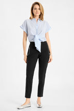 Corry Jersey Pant in Black