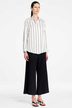 Crop Suit Pant in Black